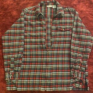 Faded glory Women’s zip up flannel